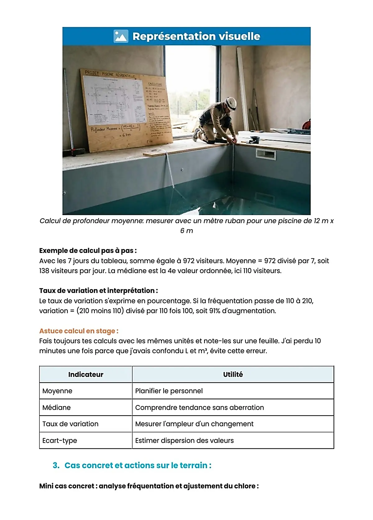 Example Fiche de Révision BP Piscine